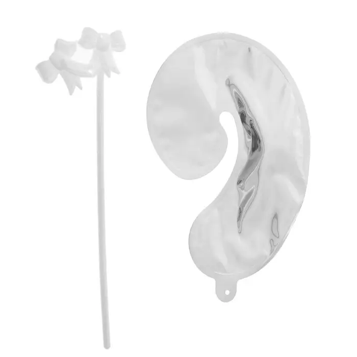 Воздушный шар 3 Воздушный шар 3" «Цифра-топпер 9», серебряный