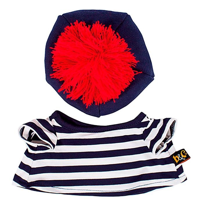 Мягкая игрушка &laquo;Басик в тельняшке и берете&raquo;, 25 см