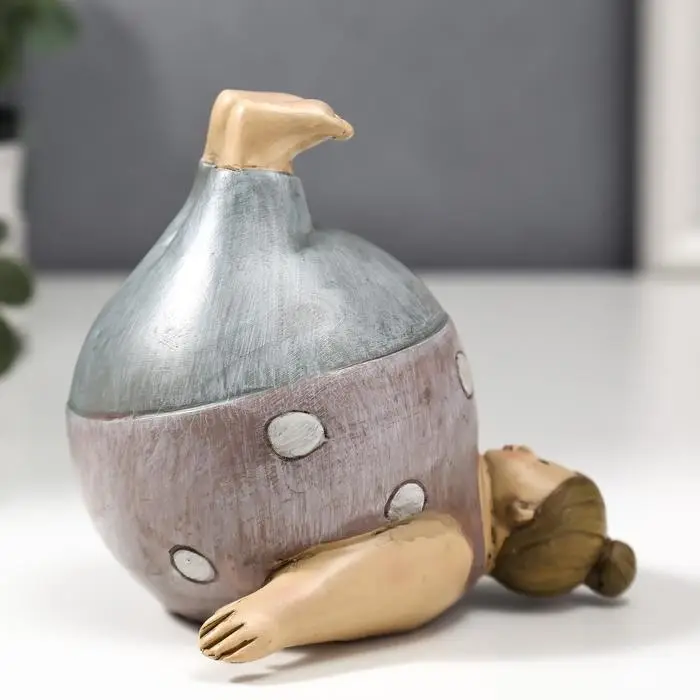 Фигурка полистоун «Пышечка: упражение берёзка», 10.5×11×11.5 см Фигурка полистоун «Пышечка: упражение берёзка», 10.5×11×11.5 см