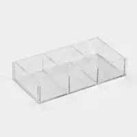 Подставка для презентации, 3 ячейки, 20.3&times;10.2&times;3.8 см, оргстекло 2 мм