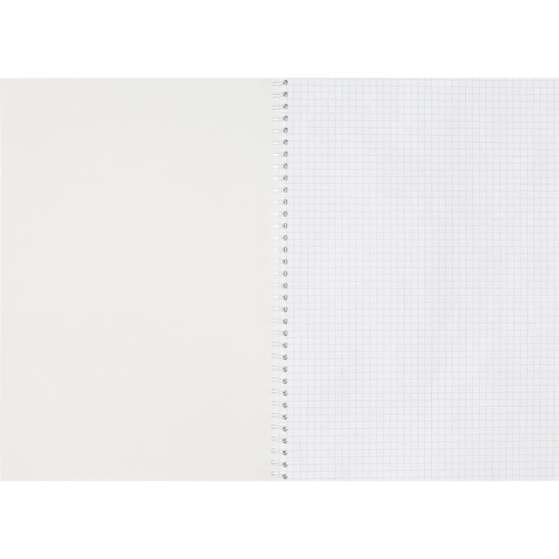 Бизнес-тетрадь А4 60л Attache Персия Фукс/Черн клет, 65г, греб, ВД-лак