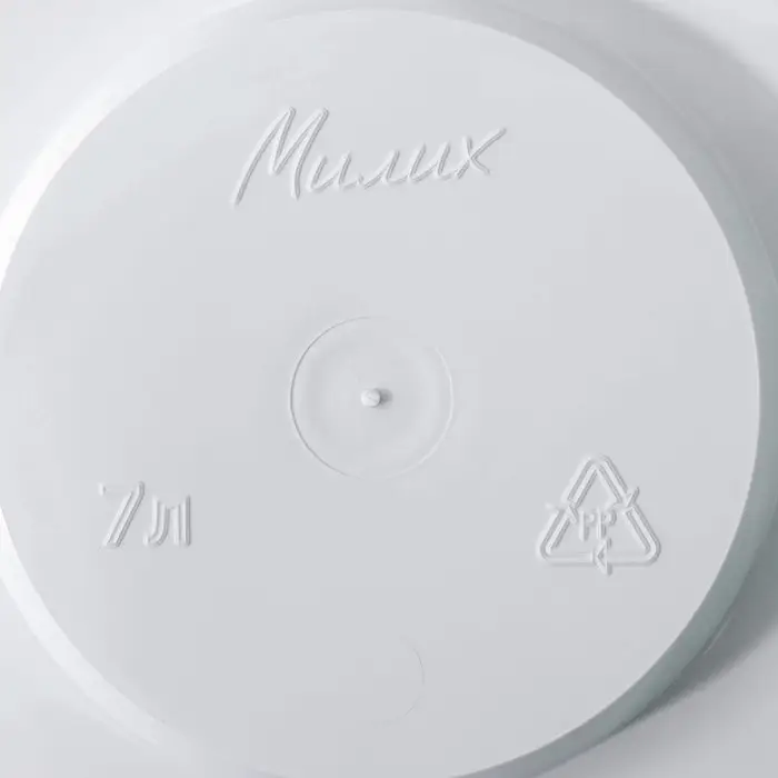 Горшок для цветов «Венеция», 7 л, пластиковый, белый Горшок для цветов «Венеция», 7 л, пластиковый, белый