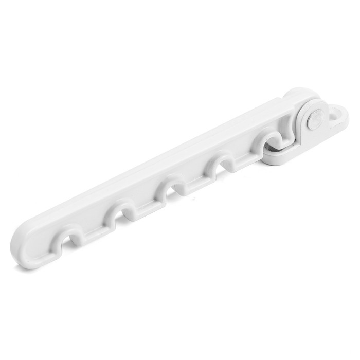 Ограничитель открывания белый металл, 5-х позиционный РП 623 Ограничитель открывания белый металл, 5-х позиционный РП 623