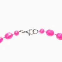 Бусы детские Выбражулька «Бант», граненые бусины, 40 см, цвет розовый Бусы детские Выбражулька «Бант», граненые бусины, 40 см, цвет розовый