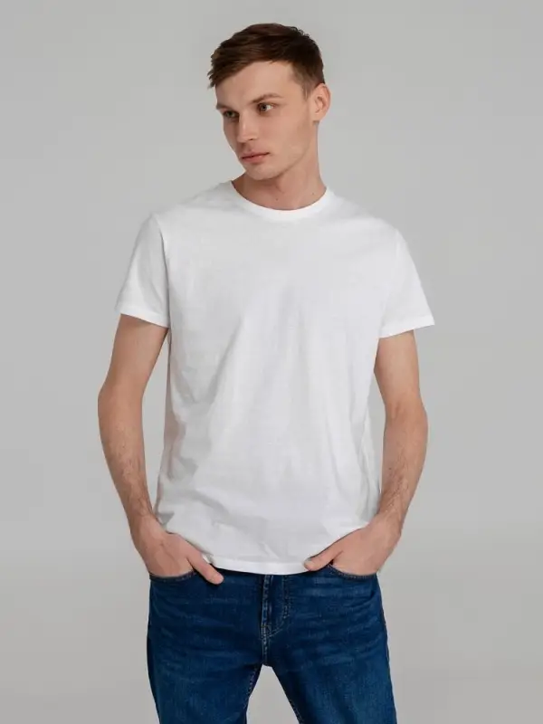 Футболка мужская приталенная Regent Fit 150, белая, размер S Футболка мужская приталенная Regent Fit 150, белая, размер S