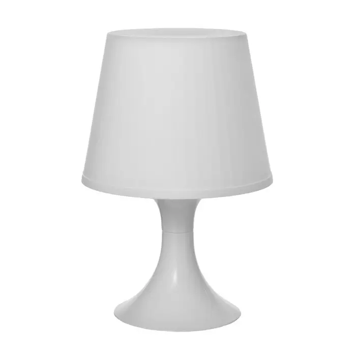 Лампа настольная RISALUX 1340001, E14, 15 Вт, белая, 19.5&times;28 см
