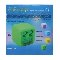 Часы - будильник LB-03, дата, температура, белый