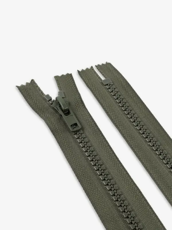 Молния &laquo;Трактор&raquo;, №8, неразъёмная, замок автомат, 18 см, хаки