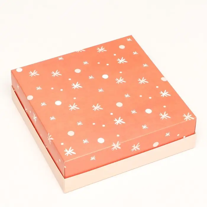 Коробка складная, Коробка складная, "Силуэт девушки" 20 х 20 х 6 см