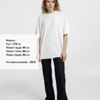Футболка оверсайз унисекс Lavinia, белая, размер XL/XXL
