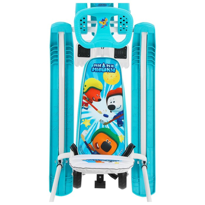 Снегокат с колёсами «Тимка спорт 6 Ми-ми-мишки», с родительской ручкой, со спинкой и ремнём безопасности Снегокат с колёсами «Тимка спорт 6 Ми-ми-мишки», с родительской ручкой, со спинкой и ремнём безопасности