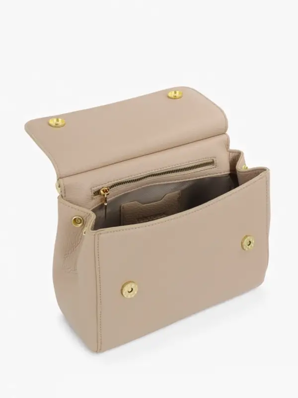 Сумка женская мессенджер TEXTURA на магните, 25&times;9&times;17 см, молочная