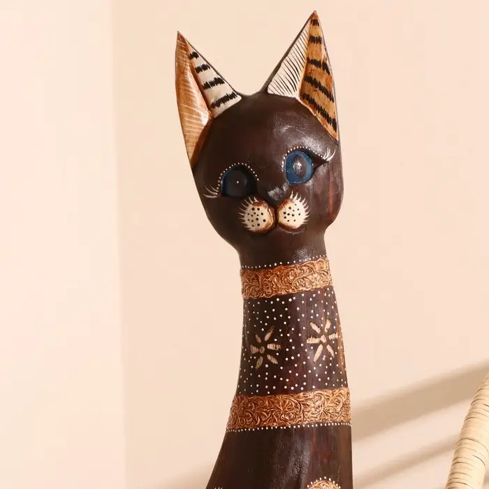 Сувенир дерево "Кошка ажурная. Восточная сказка" 100х18х6,5 см