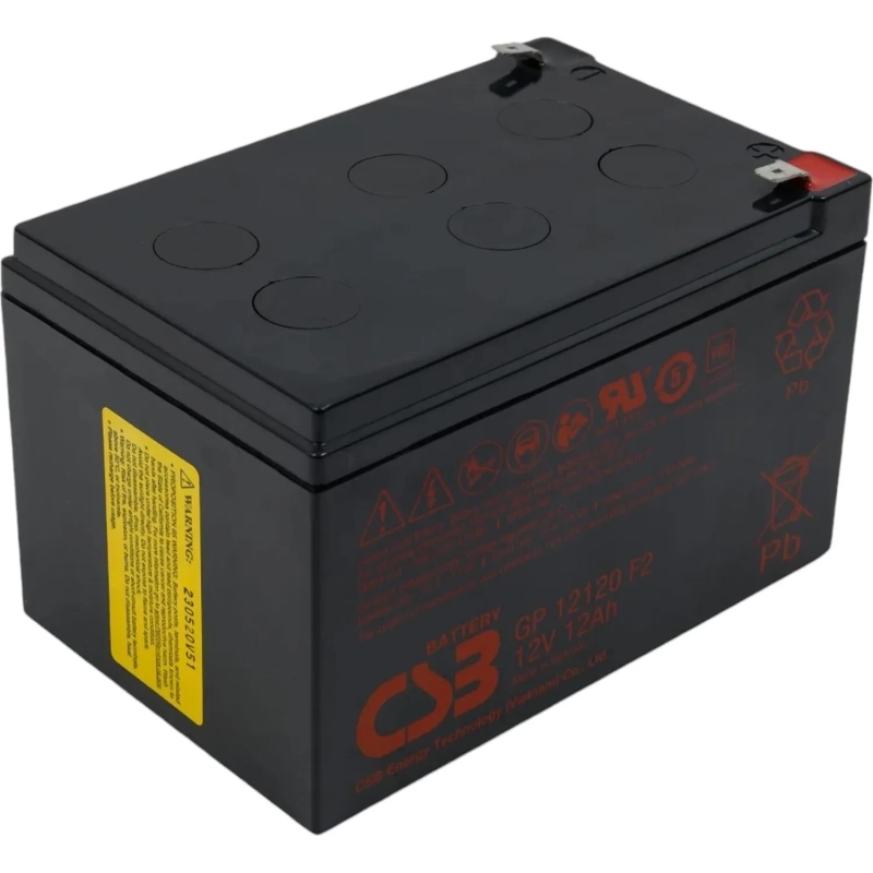 Батарея для ИБП CSB серия GP, GP12120 F2 CSB, 12В/12Ач, клеммы F2