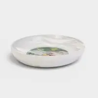 Тарелки глубокие Виолет, набор 4 шт., d=25.5 см, 1.45 л, пластик, белые