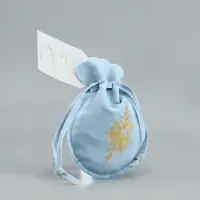 Мешочек подарочный замшевый &laquo;Цветы&raquo;, тиснение, 9&times;12 см &plusmn; 1.5 см