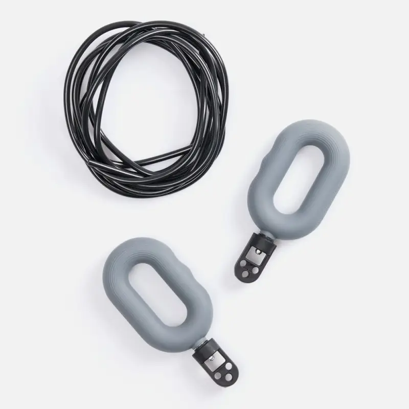 Мультифункциональная скакалка с эспандером Multi McFly, серая Мультифункциональная скакалка с эспандером Multi McFly, серая