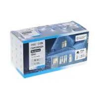 Гирлянда &laquo;Бахрома&raquo; 3&times;0.6 м, IP44, УМС, белая нить, 160 LED, свечение бело-синее, мигание, 220 В