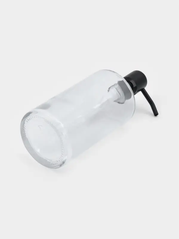 Дозатор для мыла, 500 мл, стекло, прозрачный