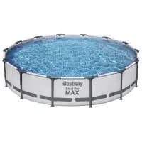 Бассейн каркасный Bestway Steel Pro MAX 56595, 427&times;84 см, фильтр-насос, круглый