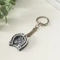 Брелок "Подкова с головой лошади" 3 см