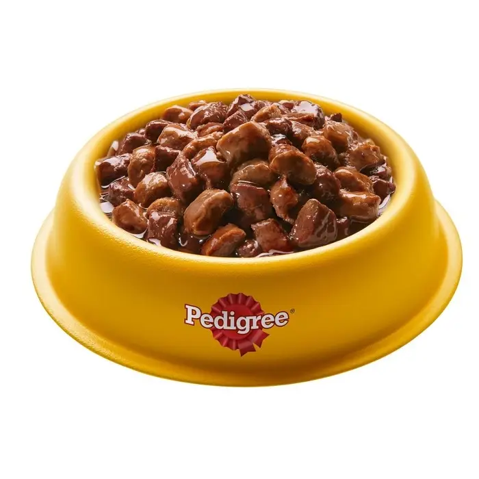 Влажный корм Pedigree для собак, говядина в соусе, пауч, 85 г