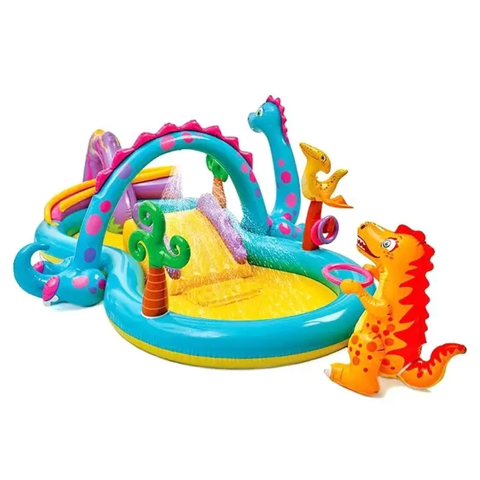 Игровой центр &laquo;Динозавр&raquo;, с распылителем, 302&times;229&times;112 см, от 2 лет, 57135NP INTEX