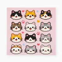 Блокнот 10&times;10, 16 листов в клетку &laquo;Котики&raquo;