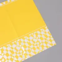 Пленка для цветов, желтая, 57х57 см