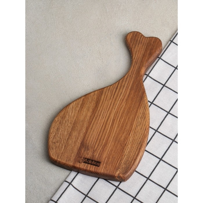 Доска для подачи авторская «Кость», 29×17×2 см, натуральный дуб Доска для подачи авторская «Кость», 29×17×2 см, натуральный дуб