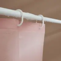 Карниз для шторы в ванную тм VETTA, 2м, телескопический, сталь, белый