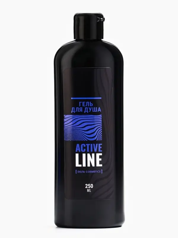 Подарочный набор мужской AСTIVE LINE: гель для душа 250 мл + шампунь 250 мл