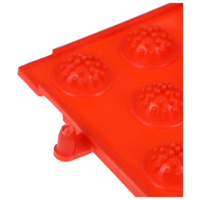 Массажный коврик ONLYTOP, 37,5х27,5 см, цвета МИКС Массажный коврик ONLYTOP, 37,5х27,5 см, цвета МИКС