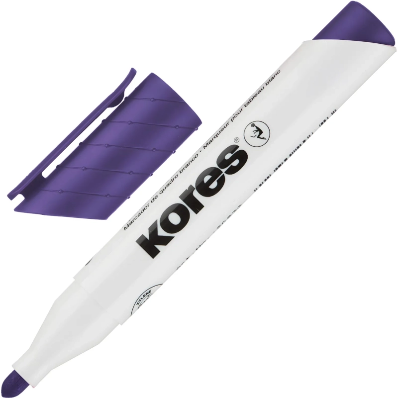 Набор маркеров для белых досок KORES 3мм 6шт/уп 20802