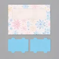 Коробка для 3 конфет &laquo;Снежинки&raquo;, 13.3&times;3.3&times;5.8 см