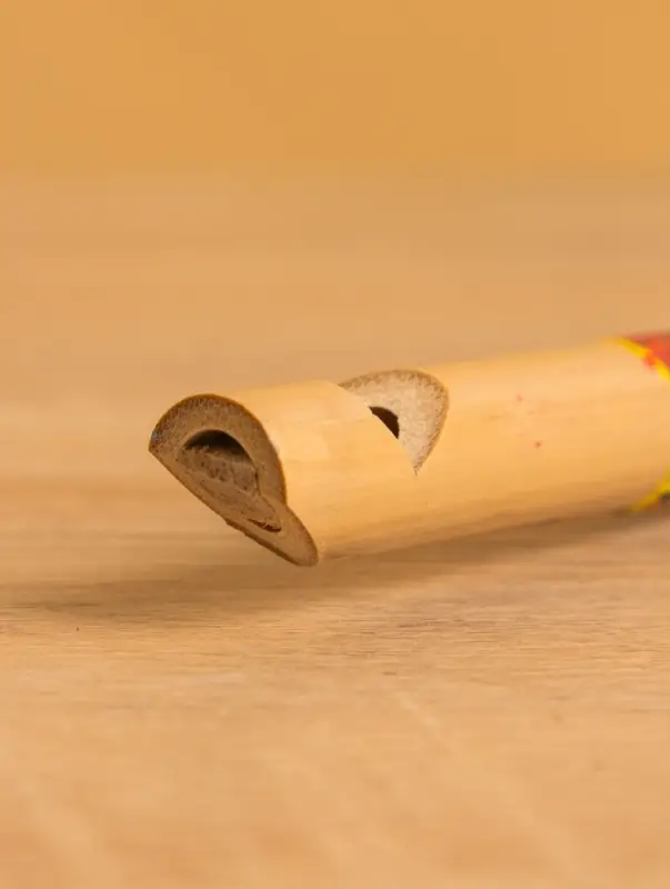 Сувенирный музыкальный инструмент «Свисток», 15.5×1.5×1.5 см, бамбук