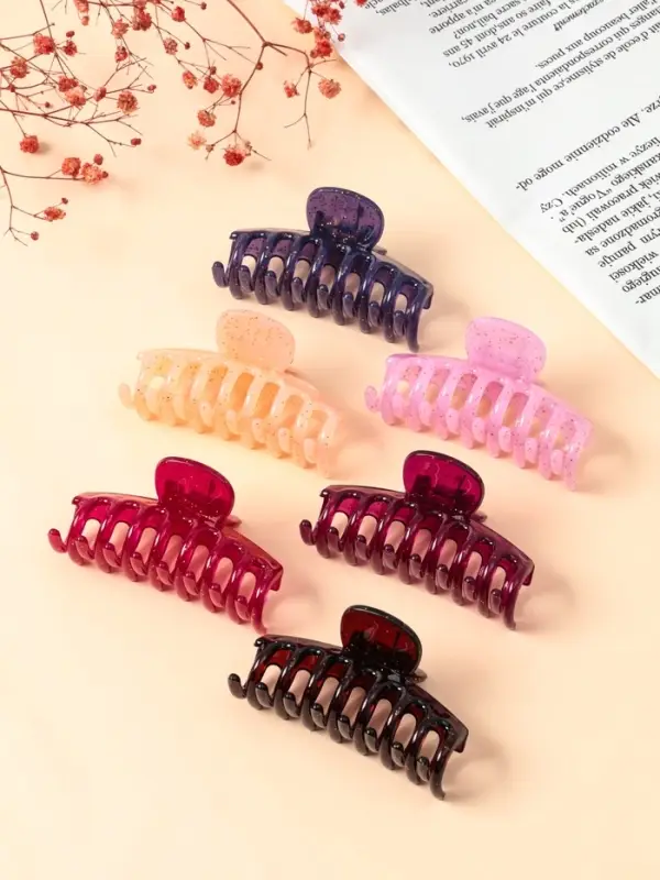 Крабик для волос &laquo;Лилиан&raquo;, классика, 7 см, МИКС