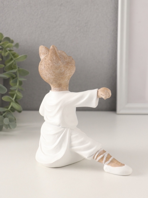 Сувенир полистоун Сувенир полистоун "Кот каратист" 14х7,5х15 см