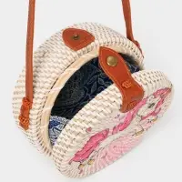 Сумка плетёная ротанг &laquo;Единорог&raquo;, 15&times;6&times;60 см