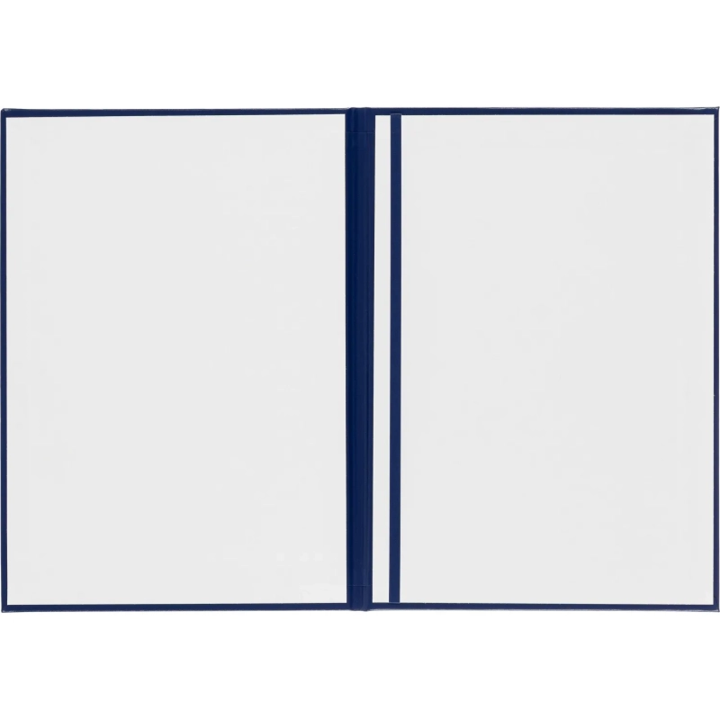 Папка адресная КОНКОРД, синий, А4