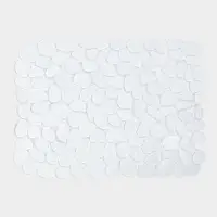 Коврик в раковину "Галька" 30х40 см прозрачный