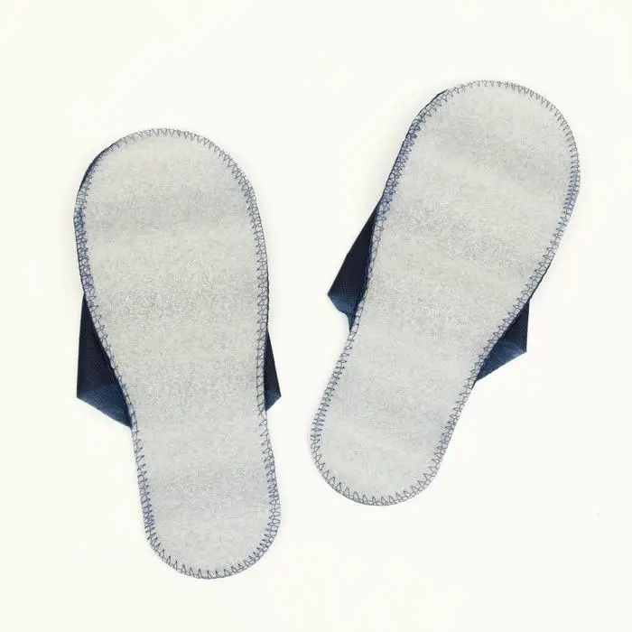 Тапочки одноразовые Эконом синие, закрытый мыс Тапочки одноразовые Эконом синие, закрытый мыс