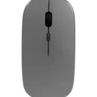 Мышь MB-2.4 беспроводная, оптическая, подсветка, 800-1600 dpi, USB, Bluetooth, серая