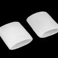 Напальчники для больших пальцев ног, силиконовый, 3.5&times;3.5&times;1.5 см, пара, белые