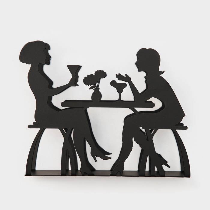 Салфетница «Посиделки», 14,5×5×12 см, цвет МИКС Салфетница «Посиделки», 14,5×5×12 см, цвет МИКС