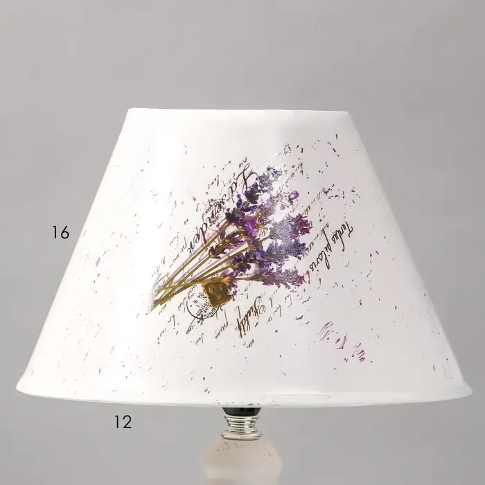 Лампа настольная керамика &laquo;Лаванда&raquo; Е14 25W 220 В 37.5&times;25&times;25 см RISALUX