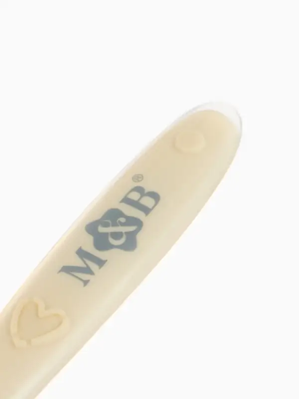 Ложка для первого прикорма в контейнере, бежевая Mum&Baby