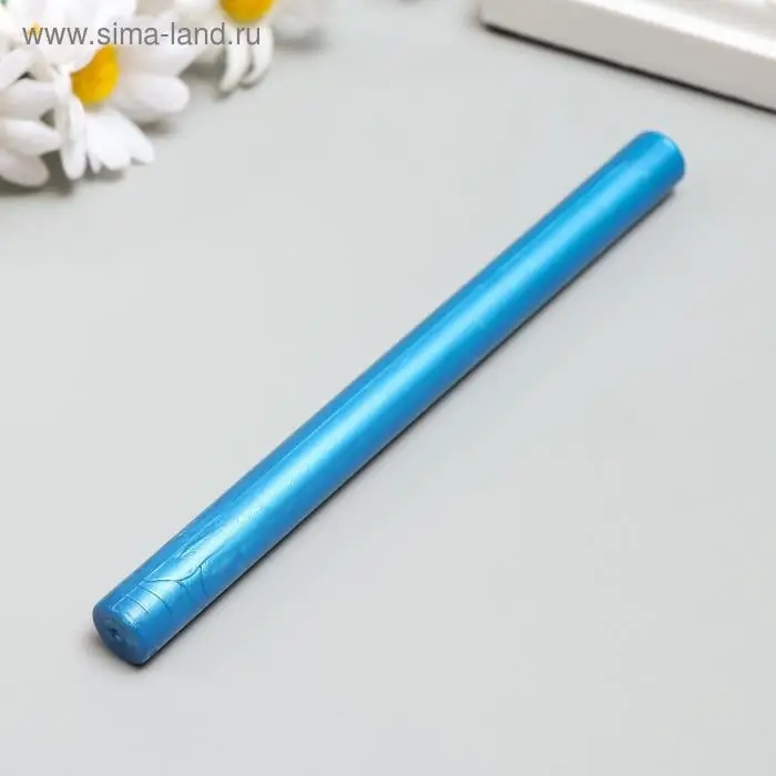 Сургуч для печати стержень "Ярко-голубой" 13,2х1,1 см