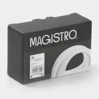 Салфетница Magistro &laquo;Бланш&raquo;, 13&times;3.5&times;8 см, фарфор, белая