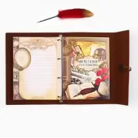 Родословная книга &laquo;Наш род&raquo;, с пером, 56 листов, бордо, 35&times;25 см